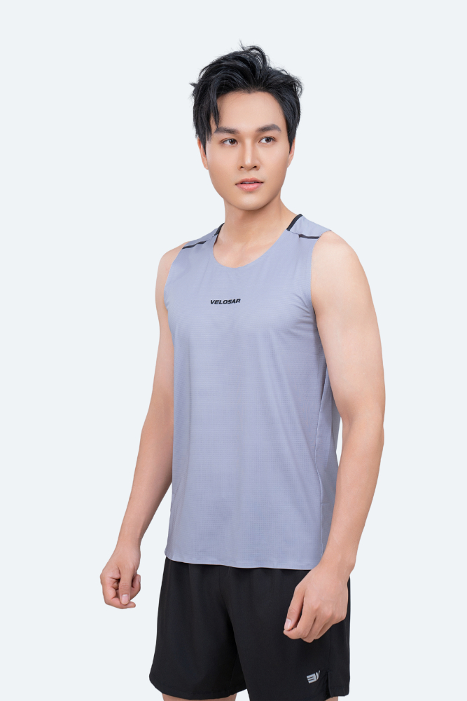 Áo ba lỗ thể thao Nam đa năng VELOSAR mỏng nhẹ, thoáng khí nhanh khô, thoải mái RTT-60076