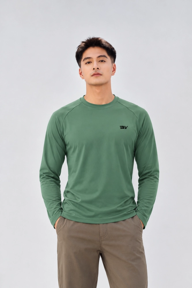 Áo Thể Thao Dài Tay Nam Velosar RGN-60001 – Nhẹ, Nhanh Khô, Thoáng Khí, Giữ Ấm
