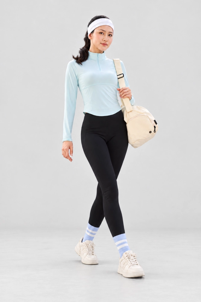 Áo Thể Thao Dài Tay Nữ Velosar PLS212202 – Mềm Mịn, Nhanh Khô, Co Giãn, Tôn Dáng