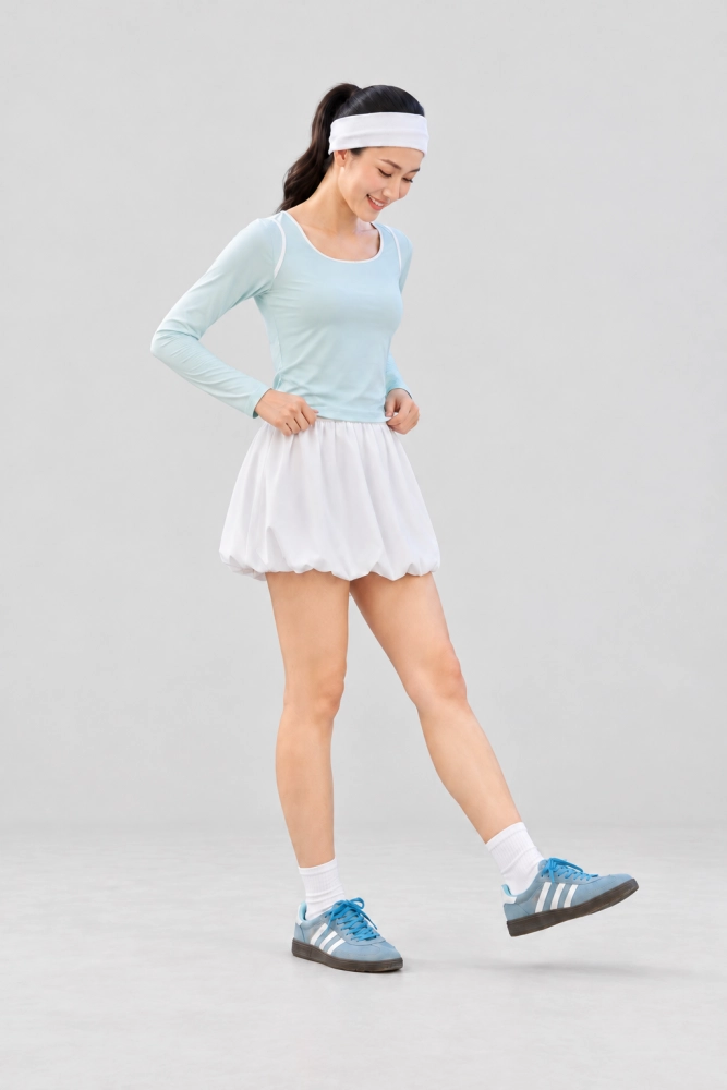 Áo Thể Thao Dài Tay Nữ Velosar PLS212203 – Mềm Mịn, Co Giãn 4 Chiều, Thoáng Khí, Tôn Dáng