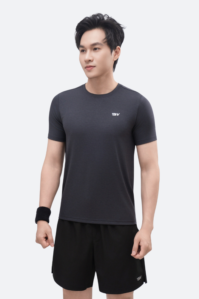 Áo thun nam thể thao Velosar RTS-60083A tập Gym, Tennis, Pickleball thoải mái, thấm hút, nhanh khô