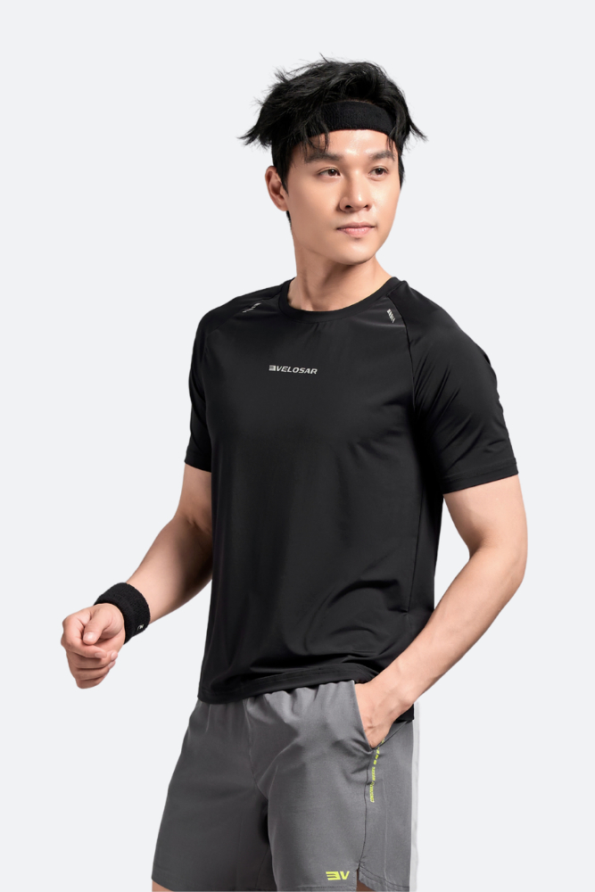 Áo Thun Nam Thể Thao Velosar RTS-60087 Đa Năng Thoải Mái, Thấm Hút, Nhanh Khô