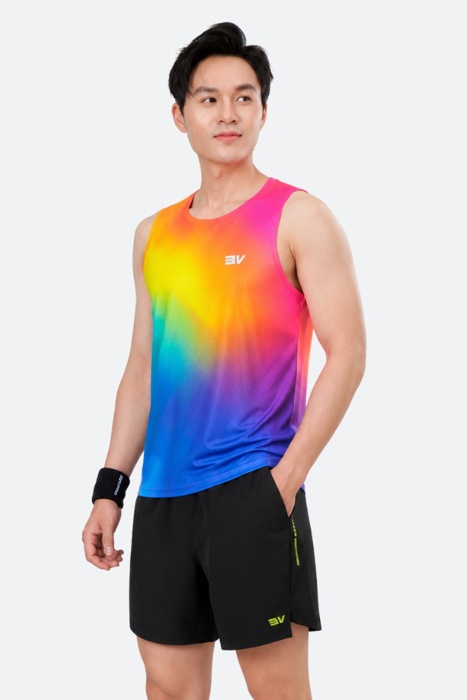 Áo chạy bộ thể thao UNISEX 3 lỗ VELOSAR thoải mái vận động RTT-60075-L03