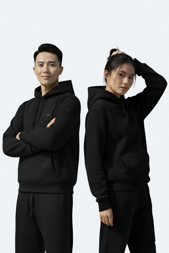 Áo Hoodie Nỉ Unisex VELOSAR LHO-60001 – Form Rộng Basic, Chống Nhăn, Dễ Phối Đồ